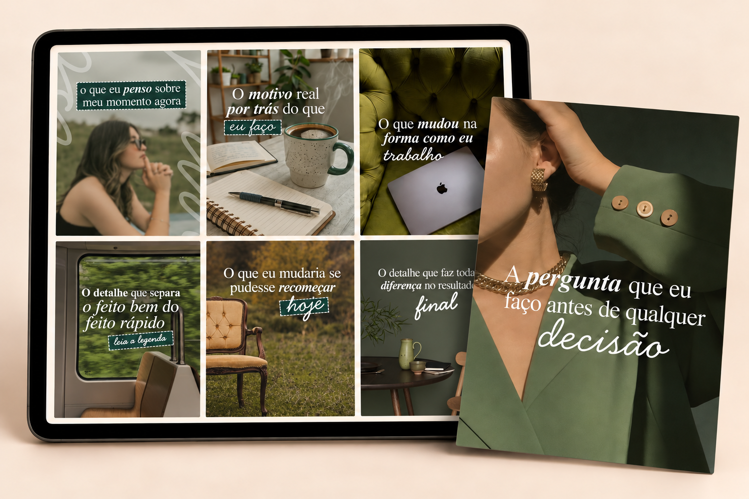 Premium tablet template pack mockup 1
